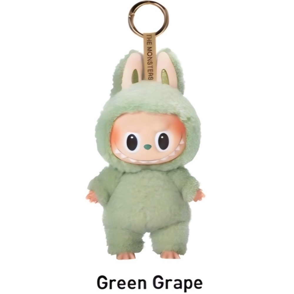 Pop Mart The Monsters Exciting Macaron Labubu Pendant Green Grape